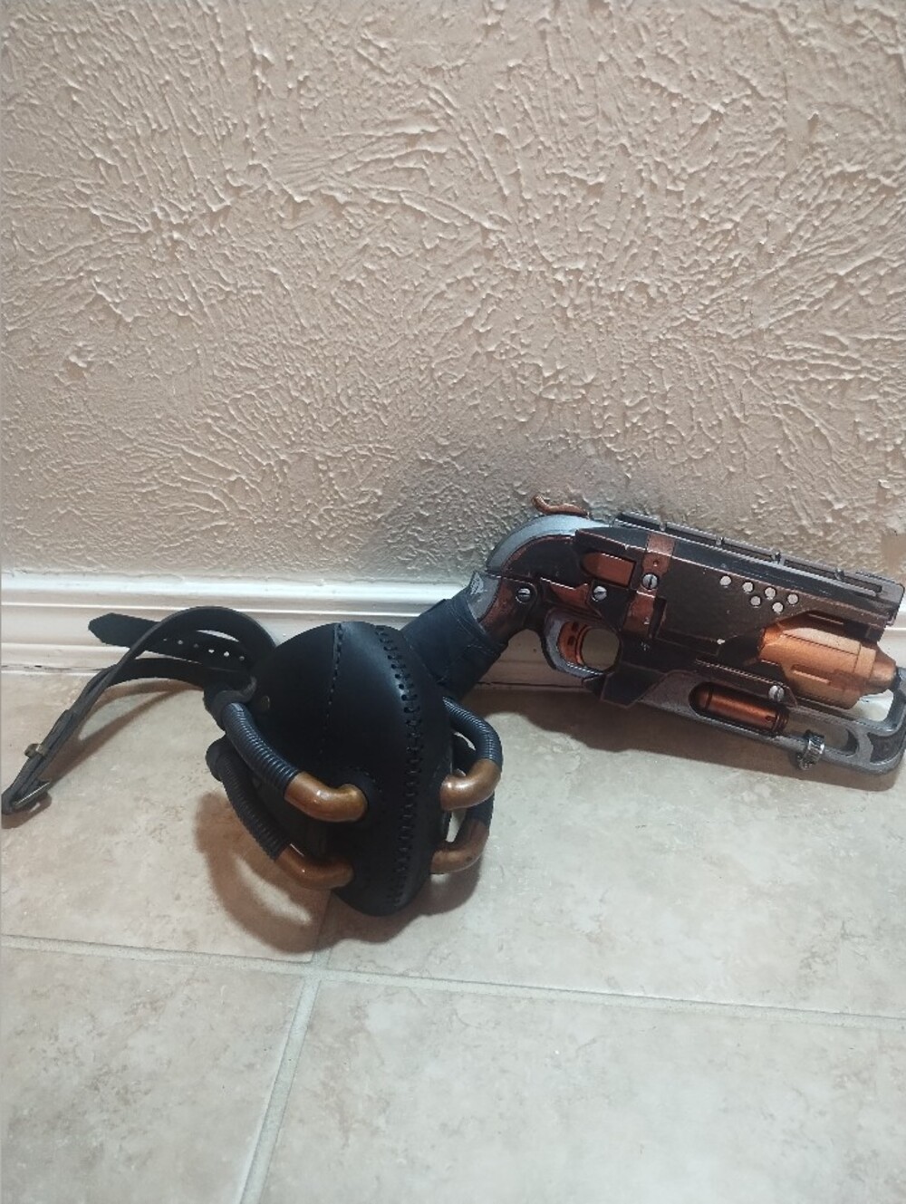 Custom Cosplay Steampunk Mask & Play Gun